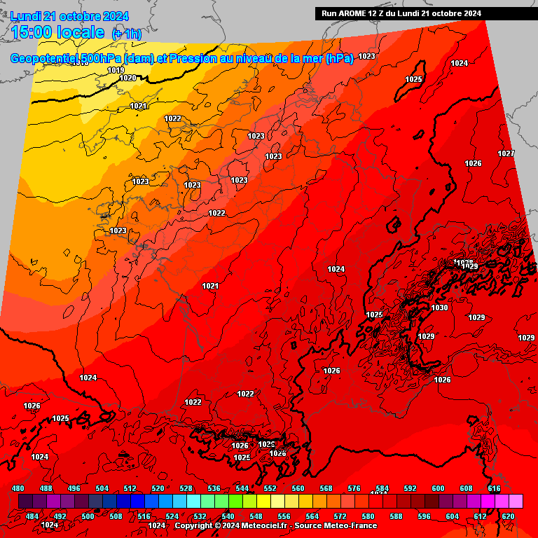 carte coupes wrf