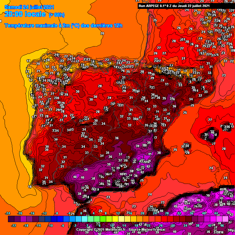 Tempo fresco e com alguma chuva fraca nos próximos dias...