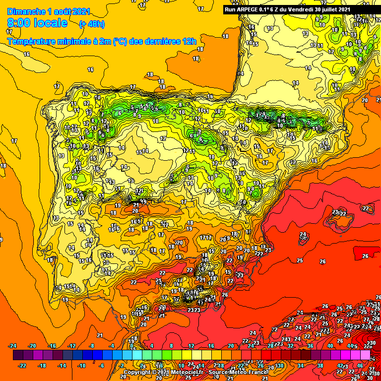 Previsão fim-de-semana 31 de Julho1 de Agosto