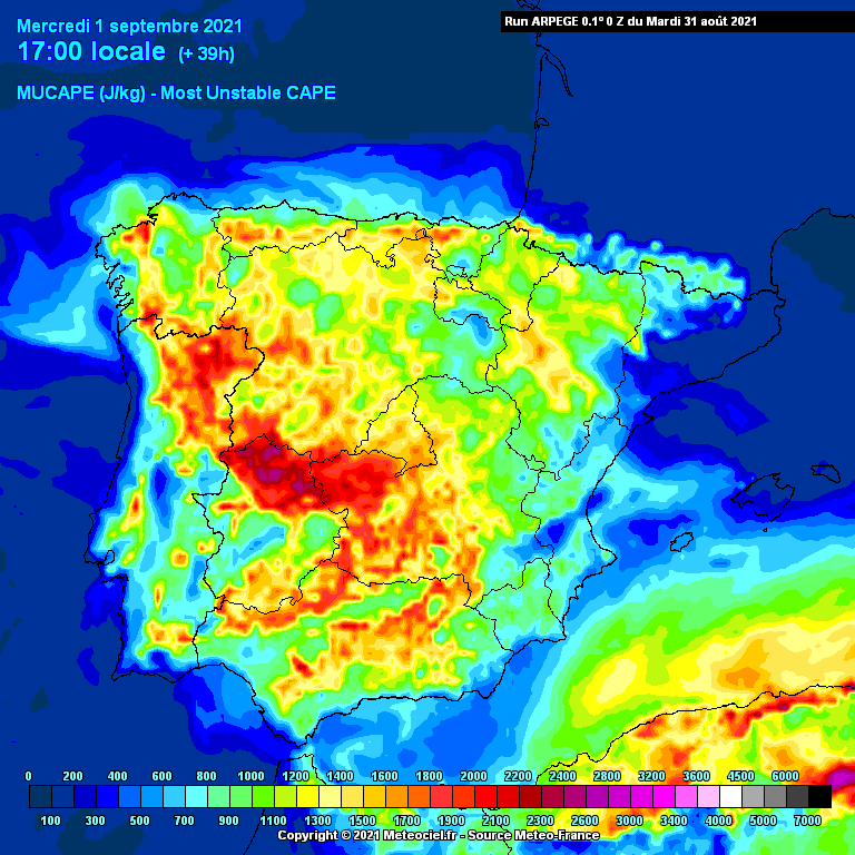 Trovoadas dia 1 de Setembro: Risco Meteorológico Trovoadas dia 1 de Setembro: Risco Meteorológico