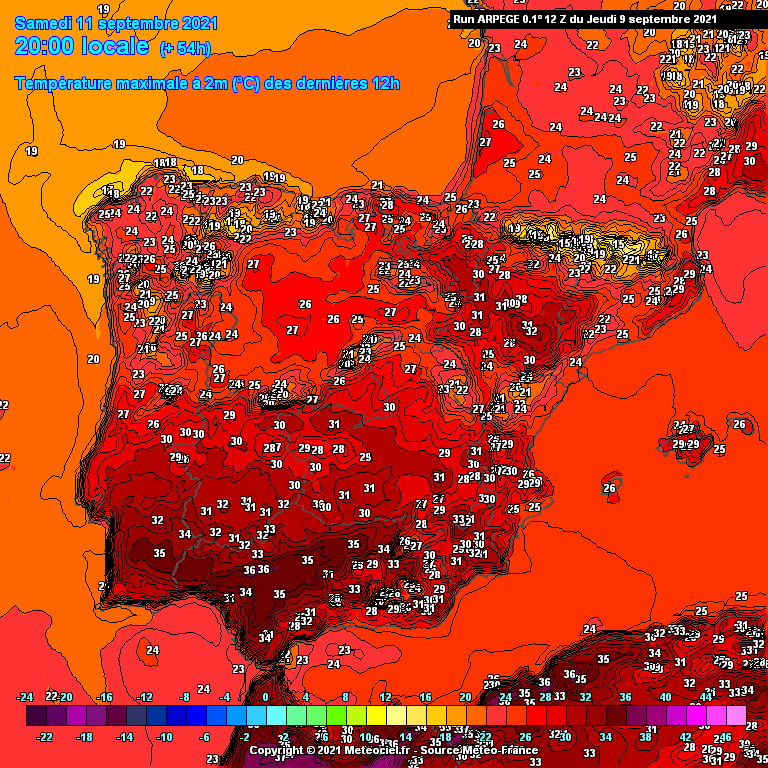 Sexta-feira e fim-de-semana com tempo quente e seco! Próxima semana traz instabilidade...